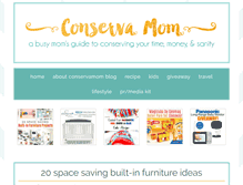 Tablet Screenshot of conservamome.com